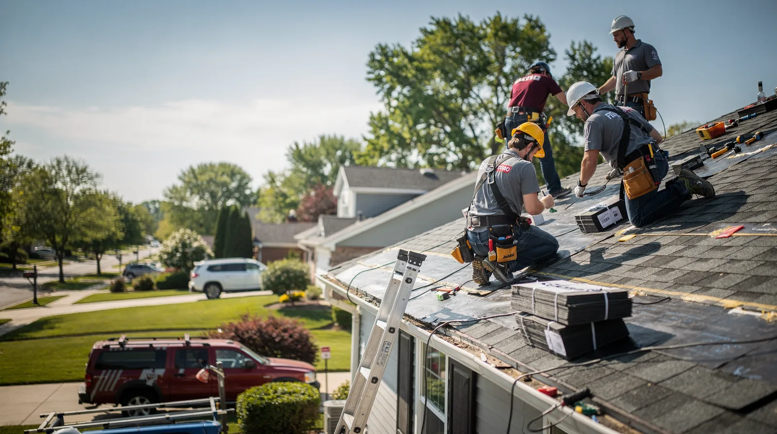 Roof Repair in White Hall, IL around you